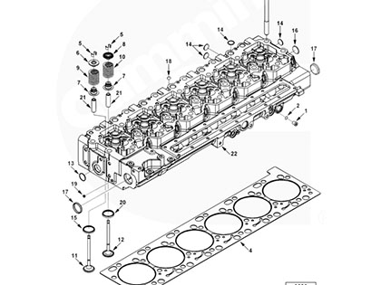 Cummins DCEC QSL9 Genuine Engine Parts
